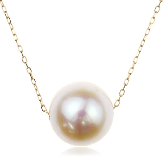 履き心地◎ nadi K18PG 8.5-9.0mm アコヤ パール 本真珠 一粒